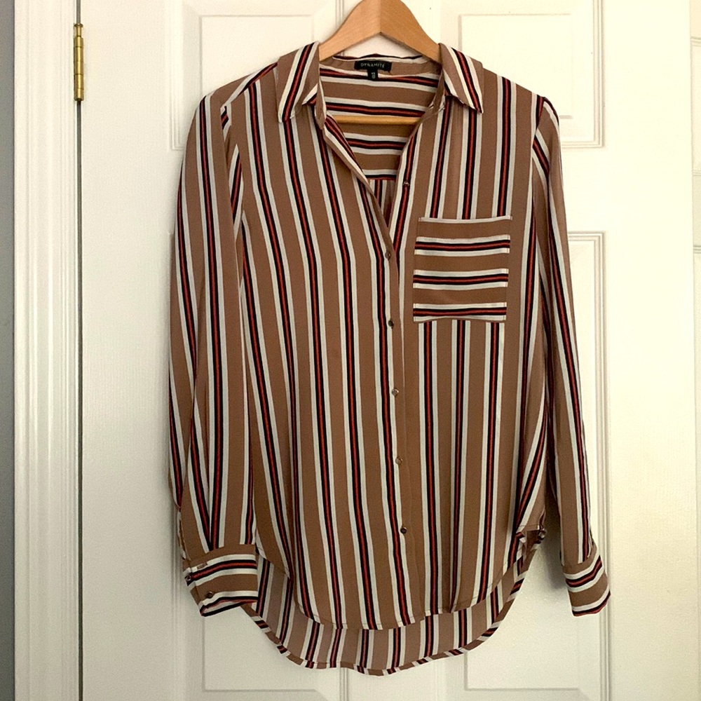 Dynamite striped Blouse